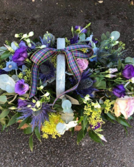 Jason's funeral flowers, Braunstone, Leicester