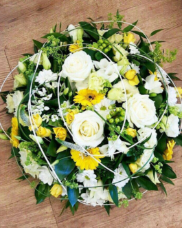 Jason's funeral flowers, Braunstone, Leicester